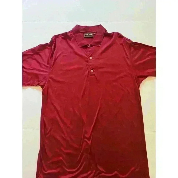 Bobby Jones Collection Mens Polo Golf Shirt Mens Large Blue Made In Italy L - Picture 1 of 9